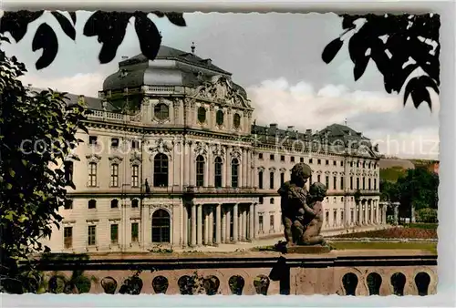 AK / Ansichtskarte Wuerzburg Residenz Putten Kindergruppe Kat. Wuerzburg