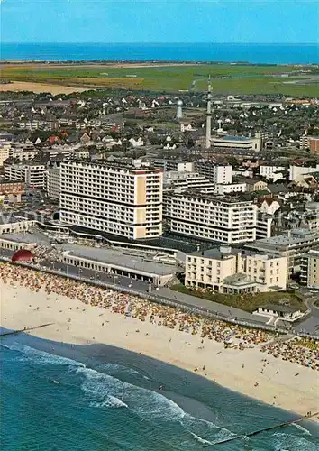 AK / Ansichtskarte Sylt Fliegeraufnahme Strand Kat. Sylt Ost