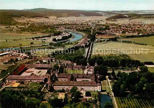 AK / Ansichtskarte Hoexter Weser Kloster Corvey Fliegeraufnahme Kat. Hoexter