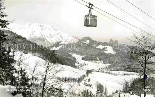 AK / Ansichtskarte Seilbahn Salzberg Hallein Duerrnberg  Kat. Bahnen