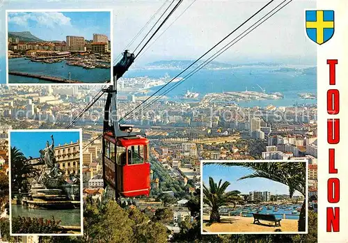 AK / Ansichtskarte Seilbahn Toulon Ortsansichten  Kat. Bahnen