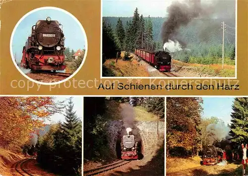 AK / Ansichtskarte Lokomotive Harzquerbahn  Kat. Eisenbahn