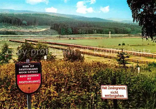 AK / Ansichtskarte Grenze Douane Zoll Zonengrenze Harz  Kat. Zoll