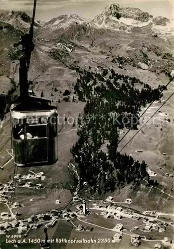 AK / Ansichtskarte Seilbahn Ruefikopf Lech am Arlberg  Kat. Bahnen