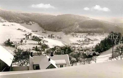 AK / Ansichtskarte Warmensteinach Teilansicht  Kat. Warmensteinach Fichtelgebirge