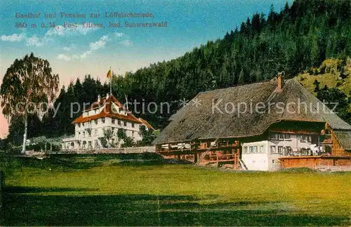 AK / Ansichtskarte Titisee Gasthof Pension zur Loeffelschmiede Kat. Titisee Neustadt