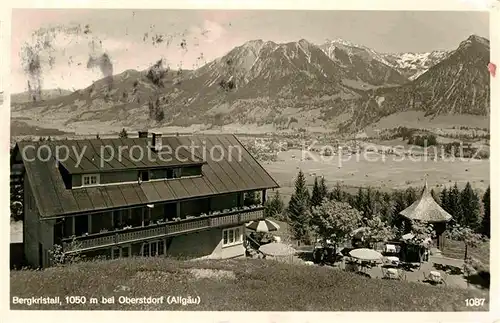 AK / Ansichtskarte Oberstdorf Bergkristall Panorama Kat. Oberstdorf