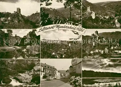 AK / Ansichtskarte Manderscheid Eifel Liesertal Burg Cafe Horngraben  Kat. Manderscheid