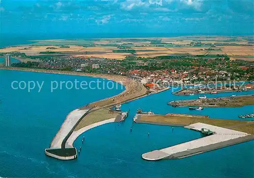 AK / Ansichtskarte Buesum Nordseebad Fliegeraufnahme Kat. Buesum