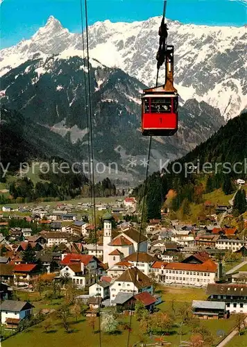 AK / Ansichtskarte Seilbahn Montafoner Hochjochbahn Schruns Zimba Vandanser Wand  Kat. Bahnen