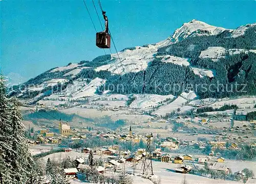 AK / Ansichtskarte Seilbahn Kitzbuehel Kitzbueheler Horn  Kat. Bahnen