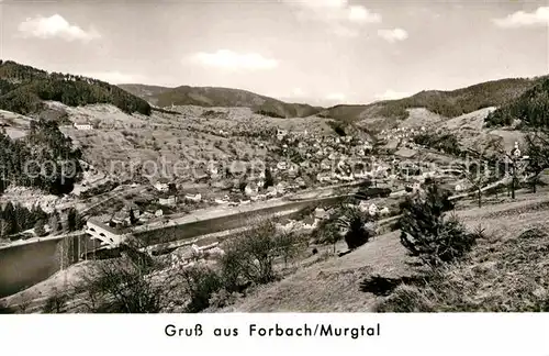 AK / Ansichtskarte Forbach Baden Panorama Murgtal Kat. Forbach