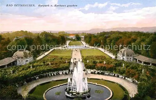 AK / Ansichtskarte Bad Oeynhausen Kurpark Wasserspiele Kat. Bad Oeynhausen