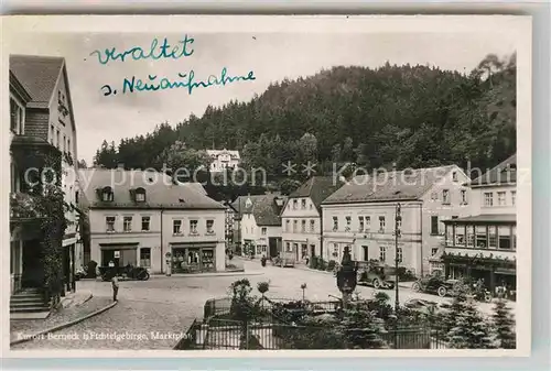 AK / Ansichtskarte Bad Berneck Marktplatz Kat. Bad Berneck Fichtelgebirge