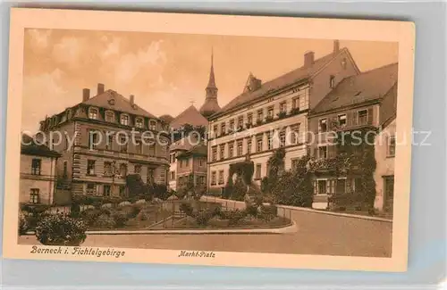 AK / Ansichtskarte Bad Berneck Marktplatz Kat. Bad Berneck Fichtelgebirge