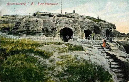 AK / Ansichtskarte Blankenburg Harz Burg Regenstein Kat. Blankenburg