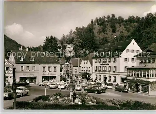 AK / Ansichtskarte Bad Berneck Marktplatz Kat. Bad Berneck Fichtelgebirge