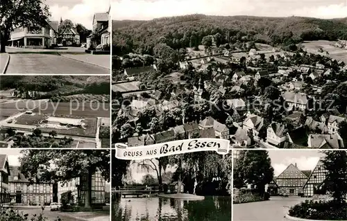 AK / Ansichtskarte Bad Essen Fliegeraufnahme Fachwerkhaus Eisweiher Kat. Bad Essen