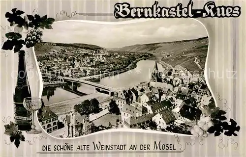 AK / Ansichtskarte Bernkastel Kues Panorama  Kat. Bernkastel Kues