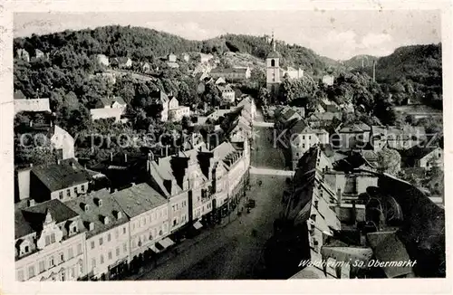 AK / Ansichtskarte Waldheim Sachsen Obermarkt  Kat. Waldheim Sachsen