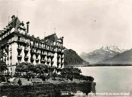 AK / Ansichtskarte Montreux VD Hotel National Kat. Montreux