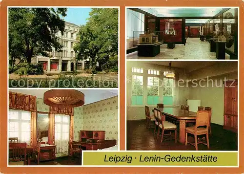 AK / Ansichtskarte Leipzig Lenin Gedenkstaette ehemaliges Gebaeude der Leipziger Volkszeitung Kat. Leipzig