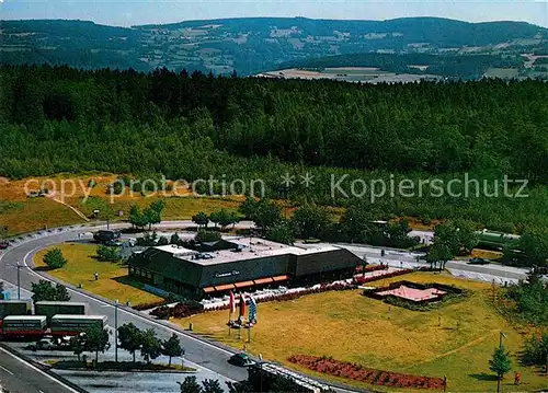 AK / Ansichtskarte Schondra BAB Raststaette Rhoen Ost Fliegeraufnahme Kat. Schondra