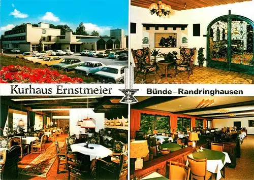 AK / Ansichtskarte Randringhausen Bad Kurhaus Ernstmeier Gastraeume Kat. Buende