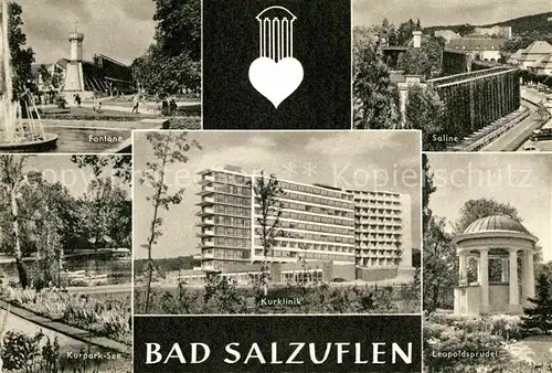 AK / Ansichtskarte Bad Salzuflen Leopoldsprudel Saline Kurklinik Kat. Bad Salzuflen