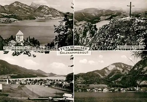 AK / Ansichtskarte Fuschl See Salzkammergut Schloss Fuschl Schober  Kat. Fuschl am See