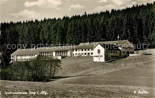 AK / Ansichtskarte Isny Allgaeu Sportsanatorium Kuranstalt fuer Versehrte Kat. Isny im Allgaeu