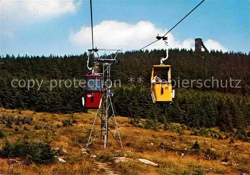 AK / Ansichtskarte Seilbahn Wurmberg Braunlage  Kat. Bahnen