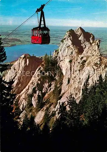 AK / Ansichtskarte Seilbahn Tegelberg Schwangau Fuessen Gelbe Wand Bannwaldsee  Kat. Bahnen