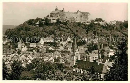 AK / Ansichtskarte Kulmbach Stadtblick mit Plassenburg Kat. Kulmbach