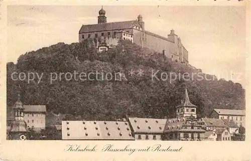 AK / Ansichtskarte Kulmbach Stadtblick mit Plassenburg Kat. Kulmbach