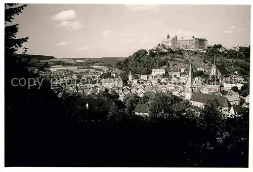 AK / Ansichtskarte Kulmbach Stadtblick mit Plassenburg Kat. Kulmbach