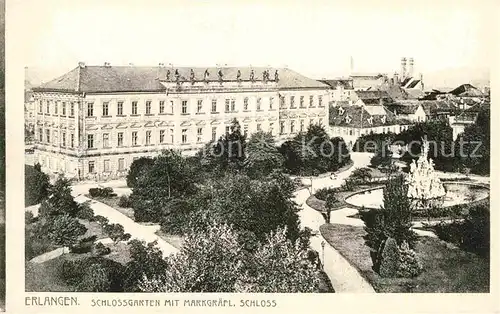 AK / Ansichtskarte Erlangen Schlossgarten Schloss  Kat. Erlangen