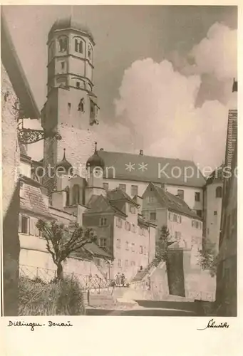 AK / Ansichtskarte Dillingen Donau Kirchenpartie Kat. Dillingen a.d.Donau