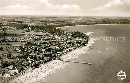 AK / Ansichtskarte Niendorf Ostseebad Fliegeraufnahme Kat. Timmendorfer Strand