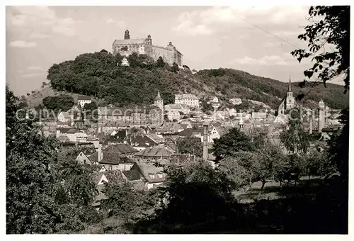 AK / Ansichtskarte Kulmbach Stadtblick mit Plassenburg Kat. Kulmbach