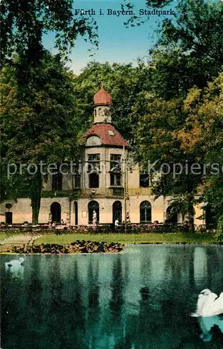 AK / Ansichtskarte Fuerth Bayern Stadtpark  Kat. Fuerth