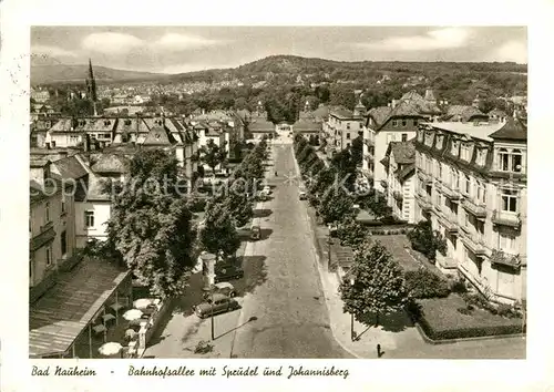 AK / Ansichtskarte Bad Nauheim Bahnhofsallee Kat. Bad Nauheim