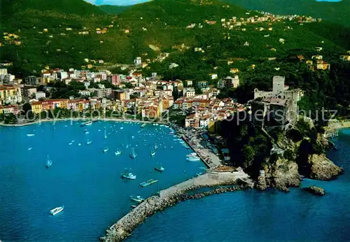 AK / Ansichtskarte Lerici Fliegeraufnahme Schloss Kat. Lerici Riviera