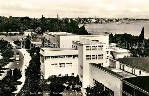 AK / Ansichtskarte Bonn Rhein Blick vom Bundeshaus auf Bonn Kat. Bonn