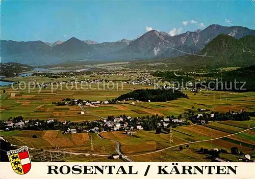 AK / Ansichtskarte Muehlbach Rosental Panorama Rosental mit Muehlbach und St Jakob Karawanken Fliegeraufnahme Kat. St. Jakob im Rosental