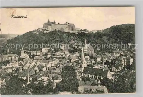 AK / Ansichtskarte Kulmbach Stadtblick mit Plassenburg Kat. Kulmbach