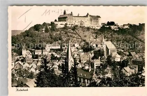 AK / Ansichtskarte Kulmbach Stadtblick mit Plassenburg Kat. Kulmbach