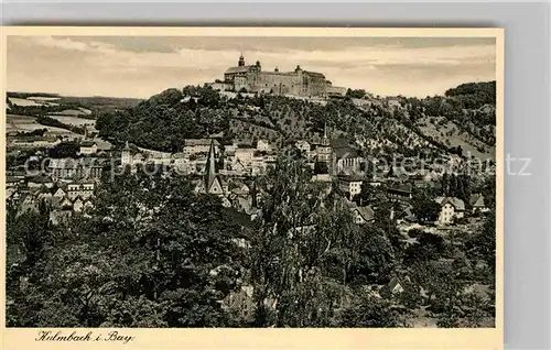 AK / Ansichtskarte Kulmbach Stadtblick mit Plassenburg Kat. Kulmbach