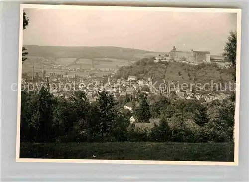 AK / Ansichtskarte Kulmbach Stadtblick mit Plassenburg  Kat. Kulmbach