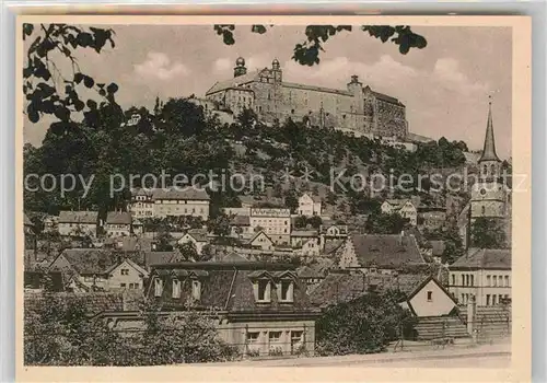 AK / Ansichtskarte Kulmbach Stadtblick mit Plassenburg  Kat. Kulmbach